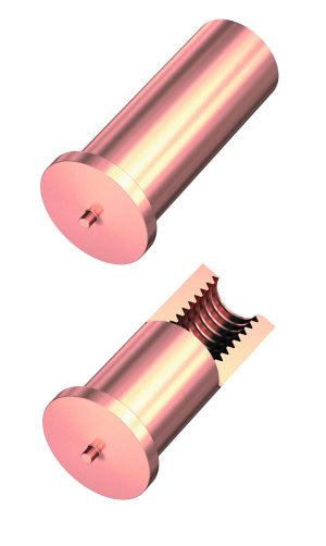 CD Capacitors Discharge welding internally threaded studs