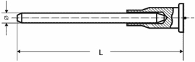 cCD Capacitors Discharge welding insulation pin with aluminum base