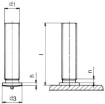 CD Capacitors Discharge welding studs with thread
